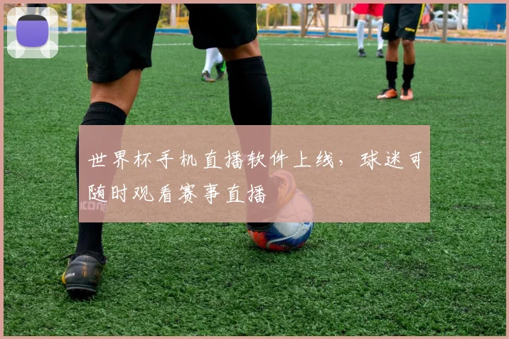 世界杯手机直播软件上线,球迷可随时观看赛事直播